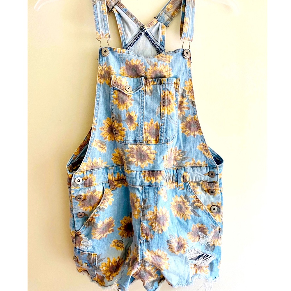Sunflower overall shorts